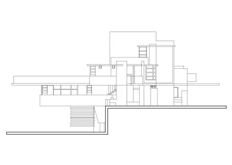 赖特的经典之作，流水别墅 - SketchUp模型库 - 毕马汇 Nbimer
