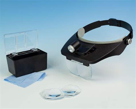 Krick - Kopfbandlupe Bi-Plate mit 4 Linsen+LED (492206) - RC-Modellbau Shop