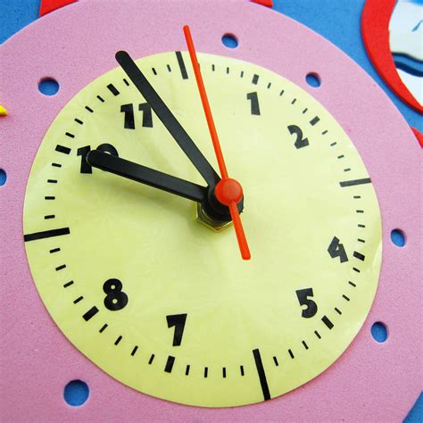 EVA卡通时钟 创意儿童DIY制作手工数字艺术钟表 趣味时钟批发-阿里巴巴