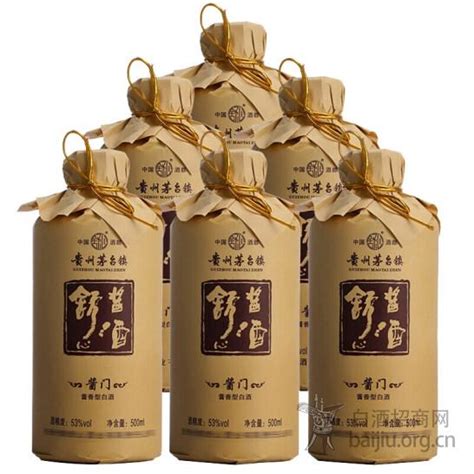 贵州 茅台镇 53度舒心酱酒500ml*6瓶 口粮自饮高度白酒酱香型白酒整箱装 酱门 6瓶装