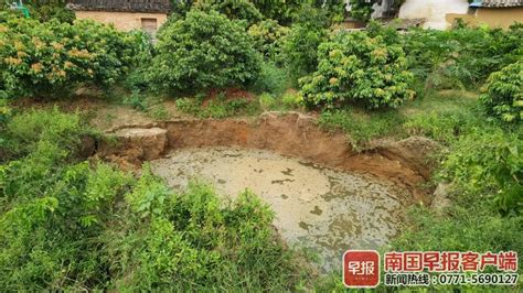 广西一村庄地下水反冒淹成“水村” 形成60亩水面