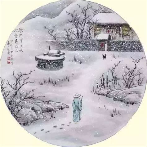 关于雪的古诗配画,描写雪的诗配画,关于风的古诗配画_大山谷图库