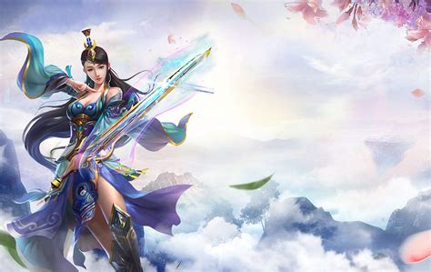 仙侠手游壁纸|平面|海报|vinenzheng - 原创作品 - 站酷 (zcool)