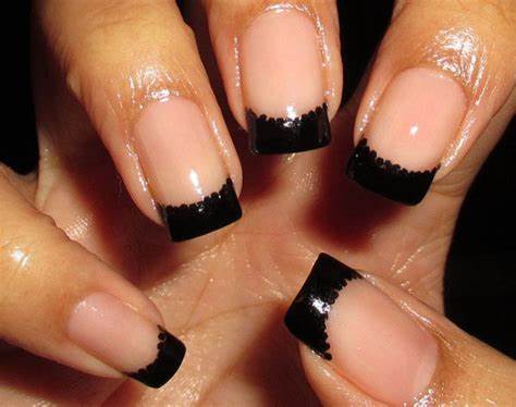 Cool Black French Nail Art Designs That Drop Your Jaw Off