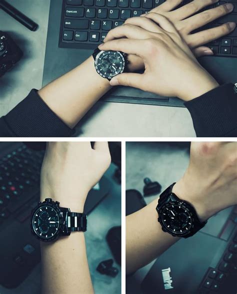 新款时尚男士商务手表可定制防水钢带韩版双日历石英手表一件代发-阿里巴巴