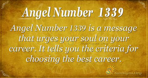 Angel Number 1339 Meaning: Utilize Your Skills - SunSigns.Org