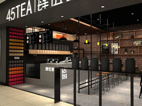 茶言茶饮品牌空间设计_李楠_【68Design】