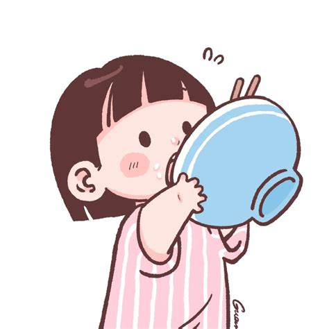 非主流喝水头像