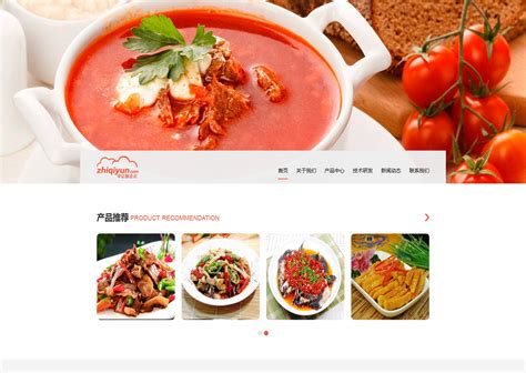 美食餐饮网站模板设计欣赏 - - 大美工dameigong.cn