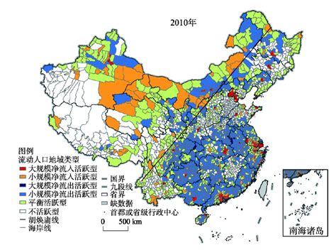 1982-2010年中国县市尺度流动人口核算及地域类型演化