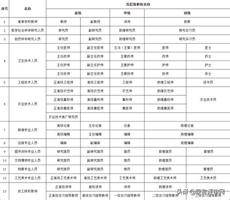 技术员职称评定条件及流程（职称评审专业对照表） - 职场 - 布条百科