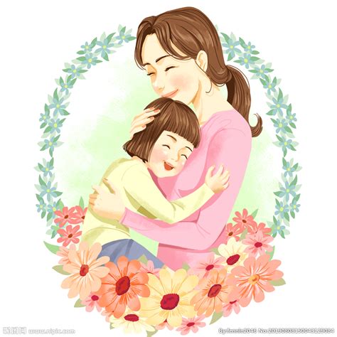 有两个孩子的单亲家庭母亲插画图片素材_ID:368002880-Veer图库