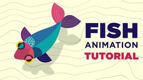 AE模版-鱼类在水中游动角色动画-附制作教程-源库素材网