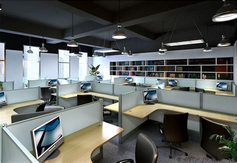 网络公司办公室装修设计案例效果图-建筑方案-筑龙建筑设计论坛