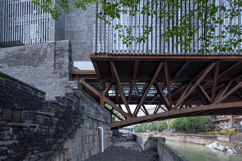 吉首美术馆：一座横跨江面，兼做步行桥的美术馆 - 建筑设计 - 新湖南