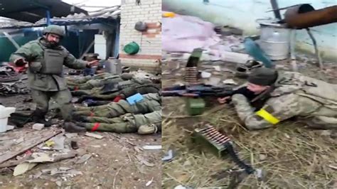 数十名俄军士兵投降，遭乌军就地对头开枪杀害，俄国防部回应了_腾讯视频