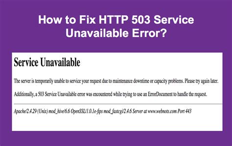 What is the 503 Service Unavailable Error & How to Fix It