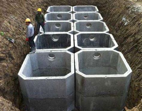 化粪池 g4-9sqf钢筋混凝土化粪池 一体式水泥化粪池 百泰