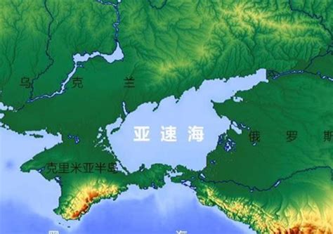 亚速海地图图片