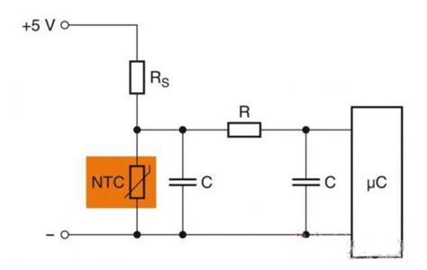 NTC电阻测温电路