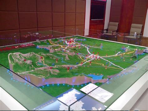 军事地形地貌沙盘模型 - 地形沙盘模型 - 建筑模型定制|楼盘模型|四川中达创美模型设计服务有限公司
