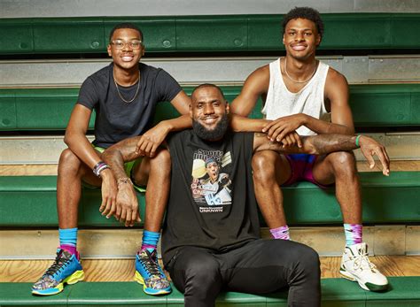 LeBron James’ Sons Bronny & Bryce Joined Him For A ‘Space Jam’ Event ...