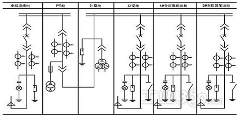 高压10KV配电室系统图纸的符号是什么意思-