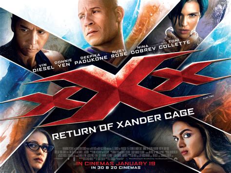 Brand New Poster Arrives For xXx: Return Of Xander Cage