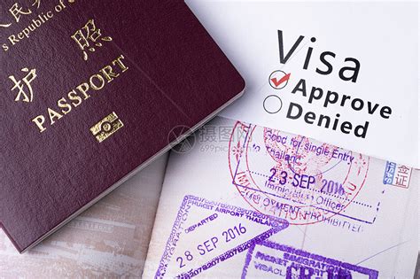 国外留学出国签证visa特写高清图片下载-正版图片501424348-摄图网