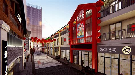 新中式商业街设计-天荟城合院-北京沃野建筑规划设计有限责任公司