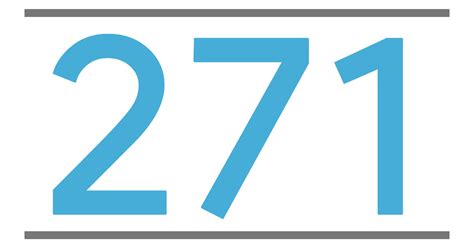 271 — двести семьдесят один. натуральное нечетное число. 58е простое ...
