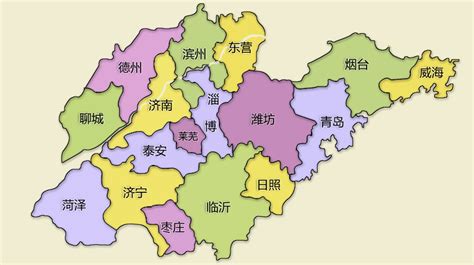 2015年版山东地图