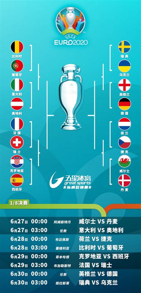 欧洲杯比赛日程海报图片下载_红动中国