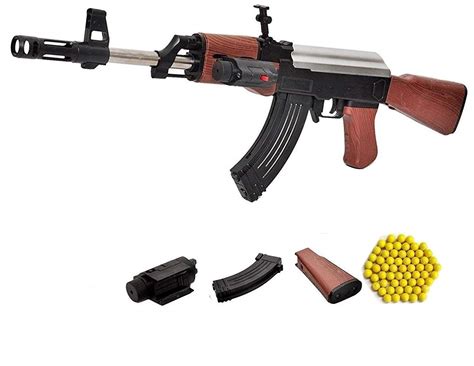 Buy Halo Nation Ak 47 Bb Bullet Toy For Boys, 23 Inches Machine - Army ...