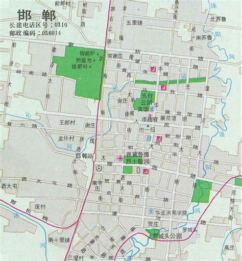 邯郸市区划分地图,邯郸市,邯郸地区(第2页)_大山谷图库