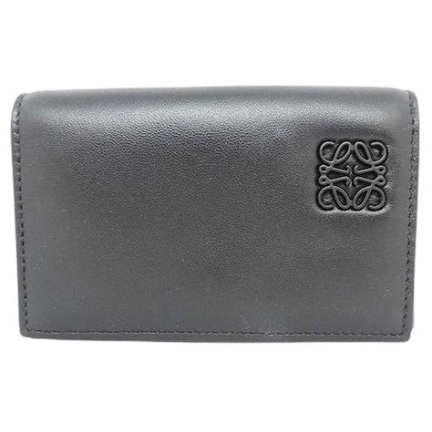Loewe Wallet Black Leather ref.514419 - Joli Closet