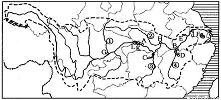 长江流域水系图图片