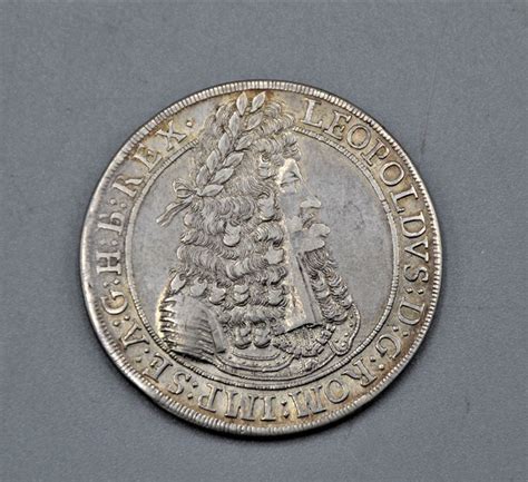 0017-1 Taler 1695 Leopold I Habsburg - Auktionshaus Wimberger