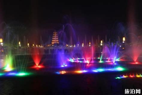 亚洲最大的矩阵喷泉广场——大雁塔音乐喷泉