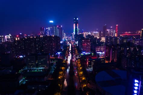南昌：夜游赣江-人民图片网