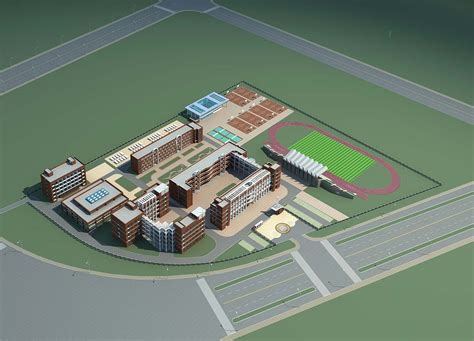 许昌市第二中学 - 项目展示 - 河南埃菲尔建筑设计有限公司