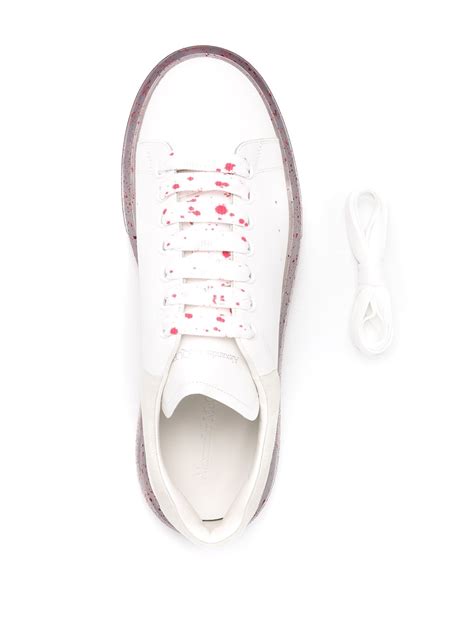 Alexander McQueen Oversized paint-splattered Sneakers - Farfetch