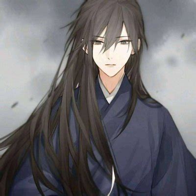 古风头像男动漫蓝衣女生