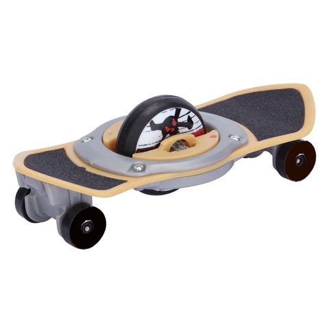 Скейт за Каскади GX Gyro Skate 390445 3-32, 2 части, Черен, 10 см - eMAG.bg