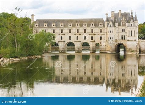 Il Chateau De Chenonceau Chenonceaux France Fotografia Stock - Immagine ...