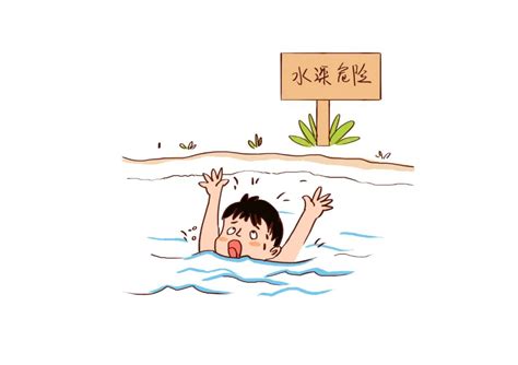 暑期安全不能擅自与人结伴游泳素材图片免费下载-千库网