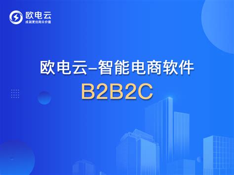 欧电云智能电商软件-B2B2C
