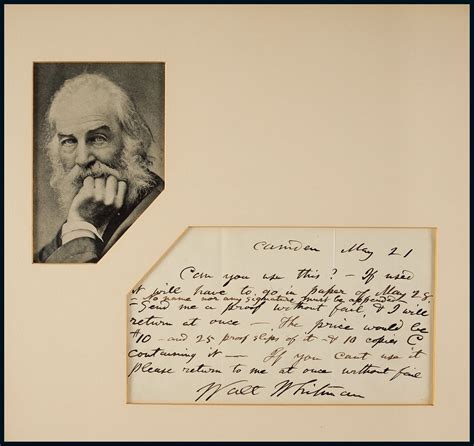 美国著名诗人”沃尔特·惠特曼（Walt Whitman）亲笔信】拍卖品_图片_价格_鉴赏_书札文牍_雅昌艺术品拍卖网