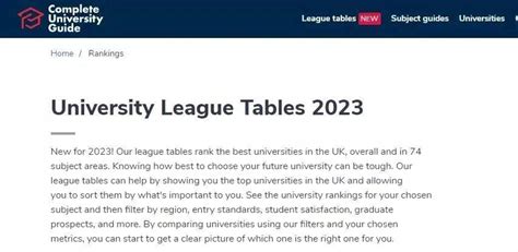 最新！2023GUG英国大学排名出炉！附热门专业学科排名！ - 知乎