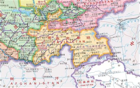 哈萨克斯坦地图,哈萨克斯坦地图中文版,哈萨克斯坦地图全图 - 世界地图全图 - 地理教师网